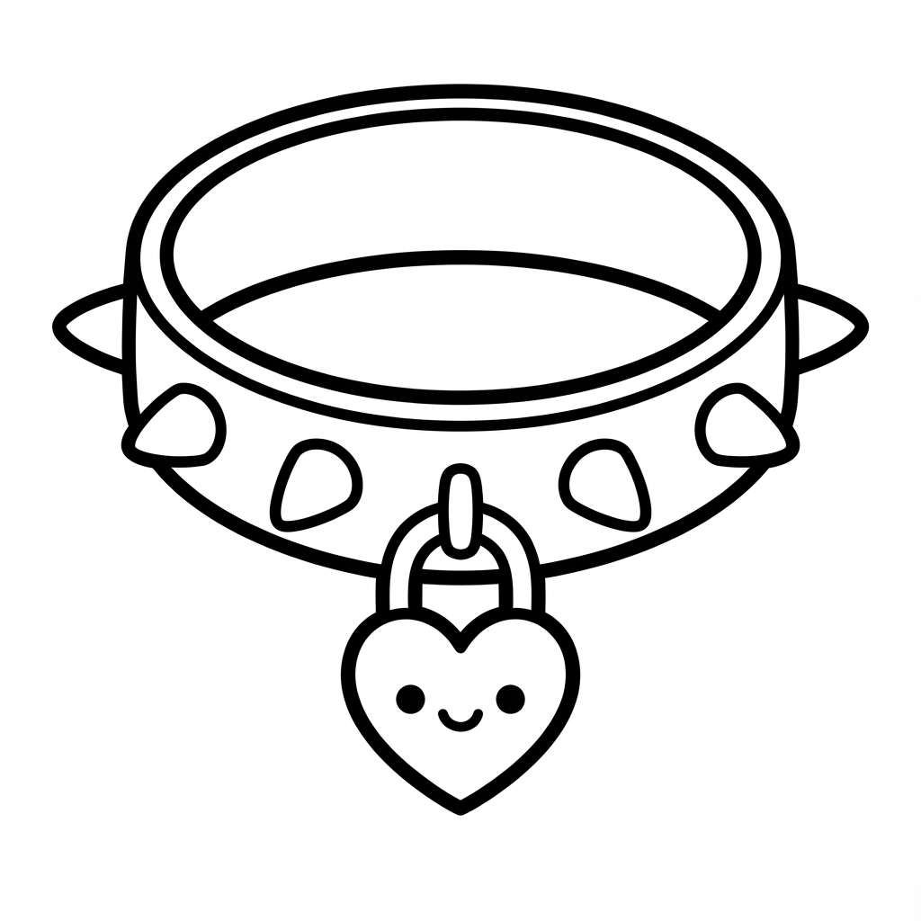 Two skeleton hands forming a heart shape, a perfect bold line coloring pages choice with chunky line art coloring.